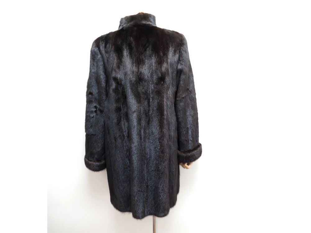 manteau long sprung freres l 42 en fourrure vison