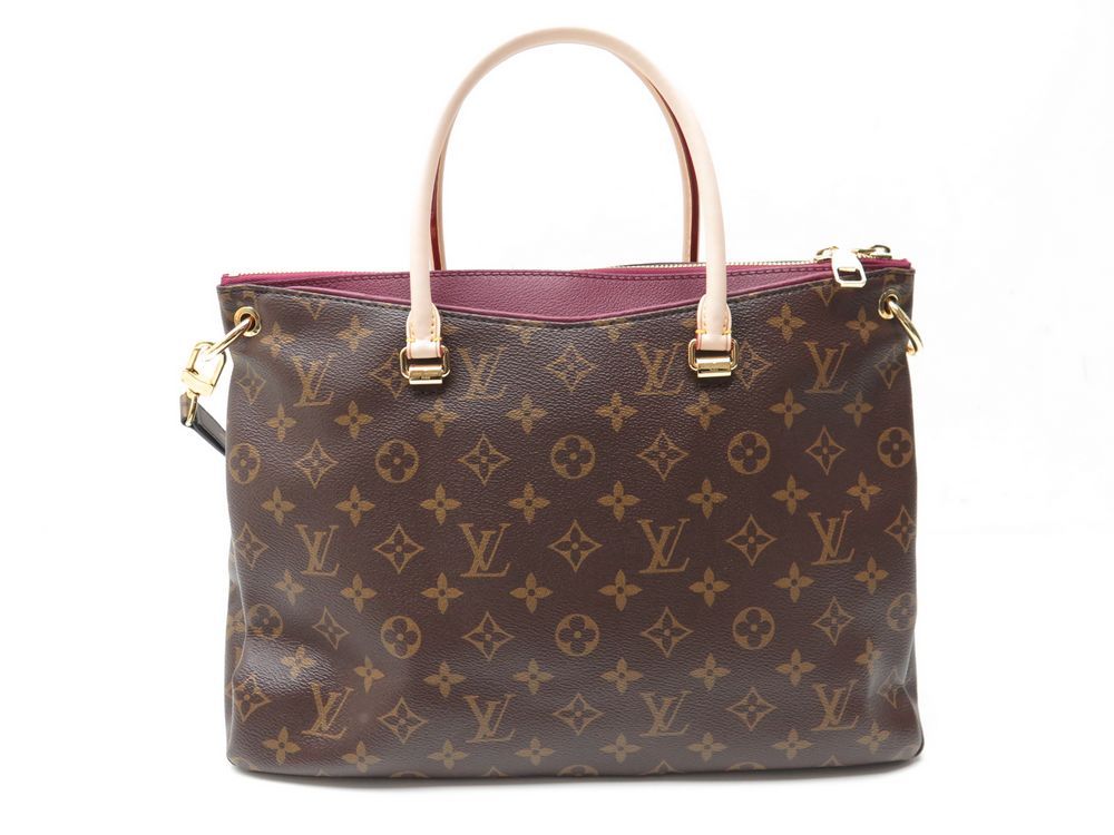 Auth Louis Vuitton Marina GM PINK Monogram Croisette Satchel Bag 16" x  11" x 4"