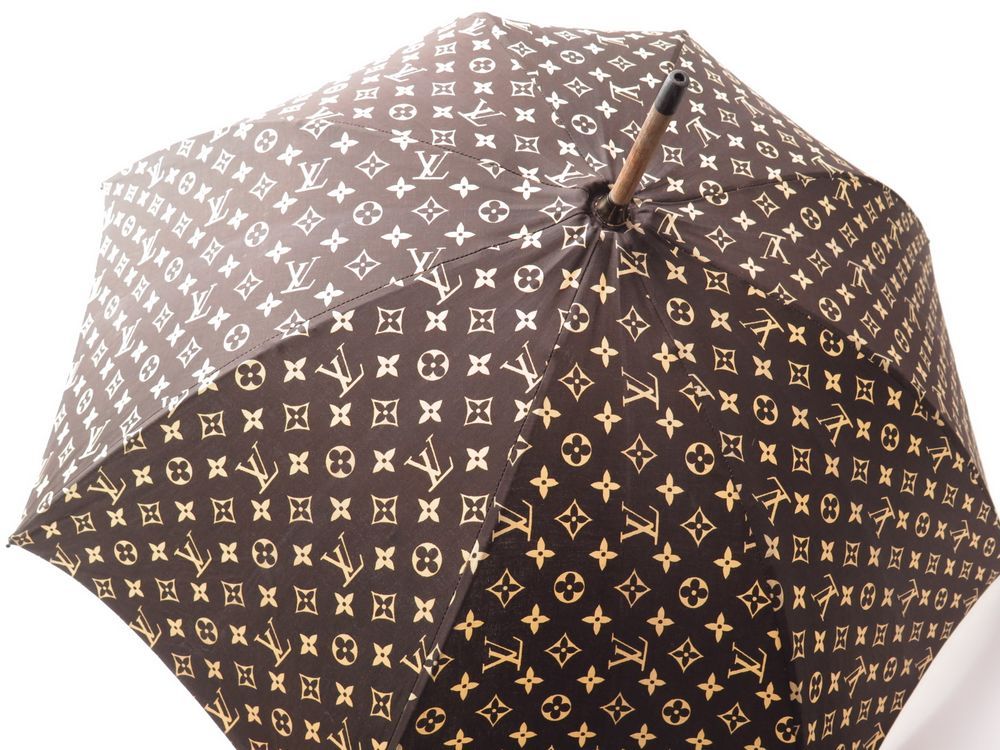 LOUIS VUITTON Monogram Parasol Umbrella Parapluie 18061