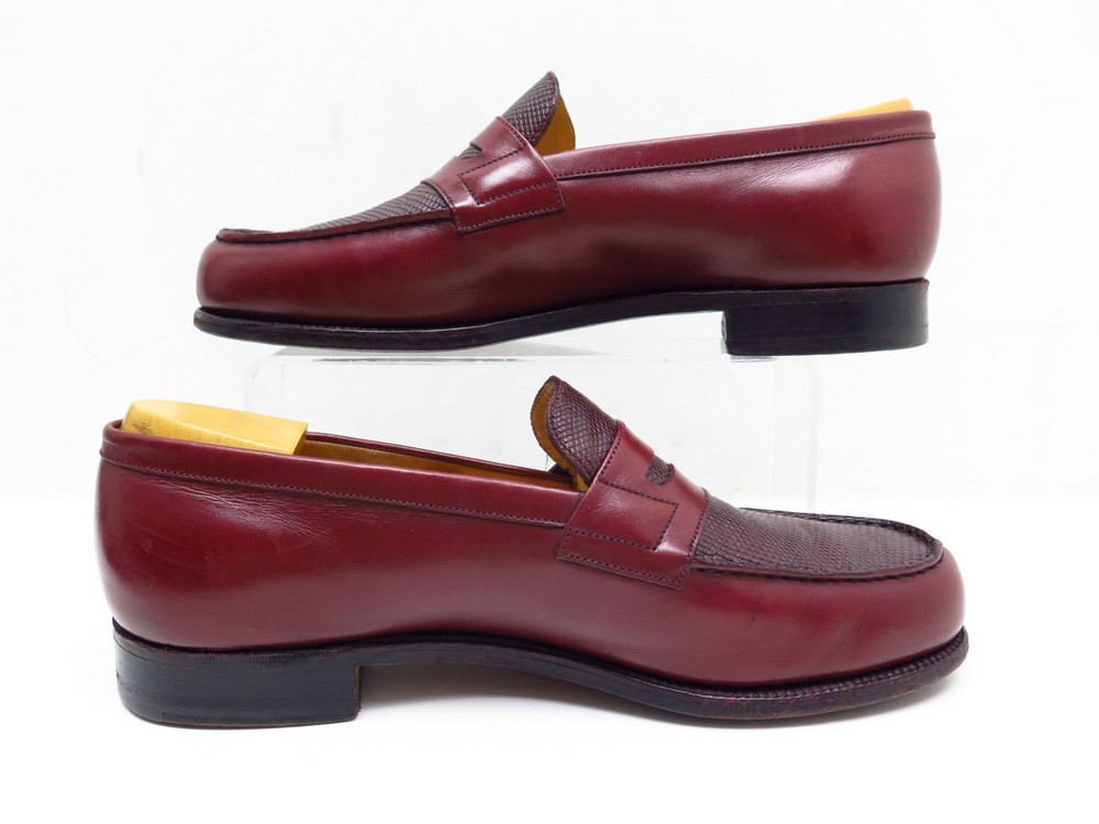 chaussures jm weston 180 bi matiere en lezard