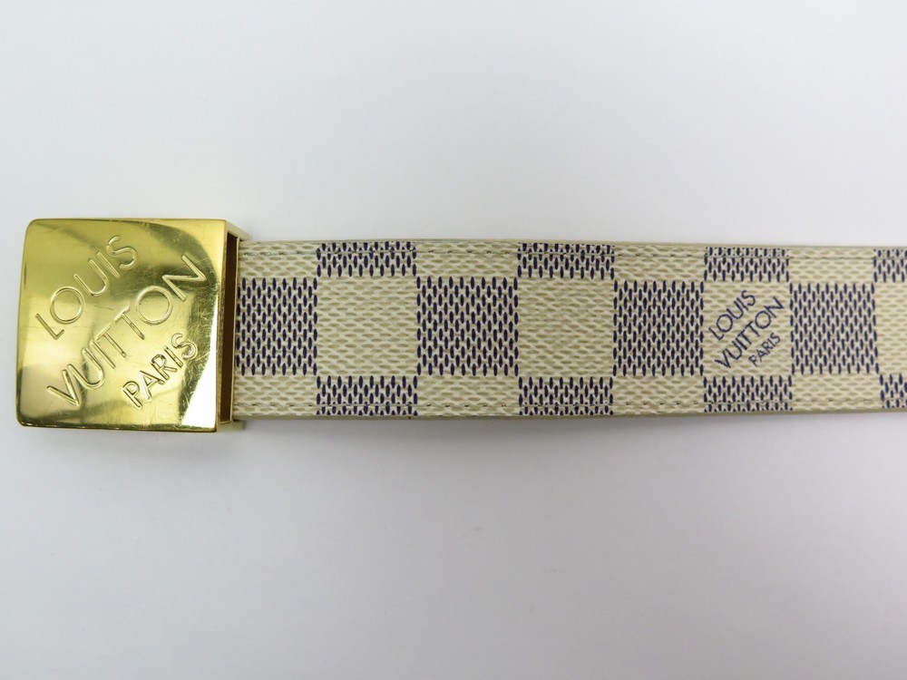 ceinture louis vuitton en toile damier 
