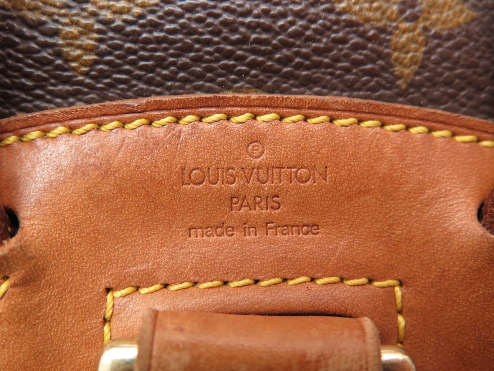 Sac à dos Louis Vuitton Montsouris petit modèle en toile monogram