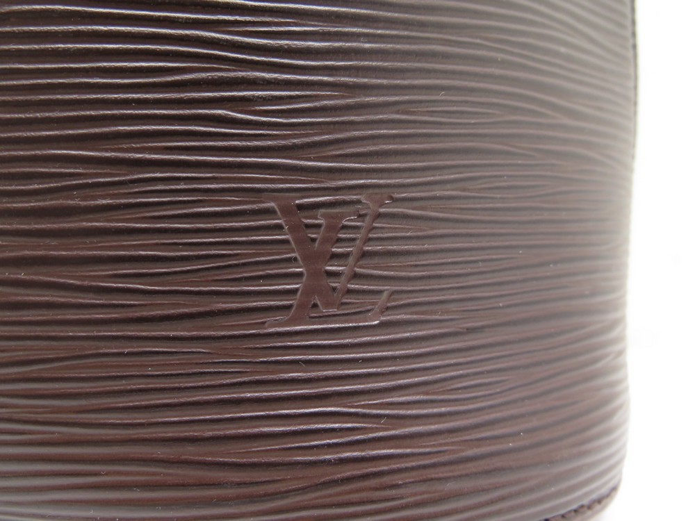 Bolso de mano Louis Vuitton Verseau en cuero Epi marrón, RvceShops Revival