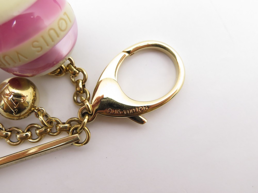 Louis Vuitton Sac Mini Lin Ball Keychain