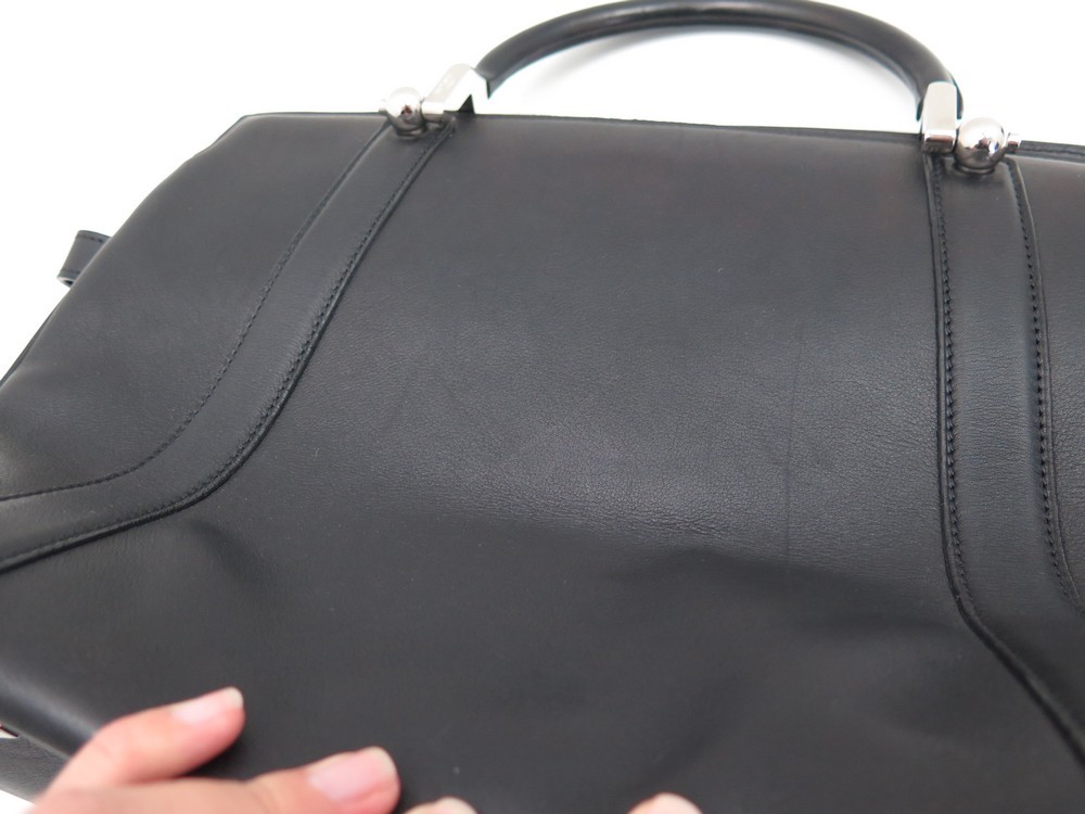 Leather handbag Moynat Paris Black in Leather - 38035234