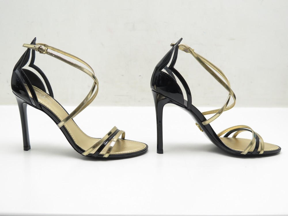 Sandales à talons noires Louis Vuitton – Used Two
