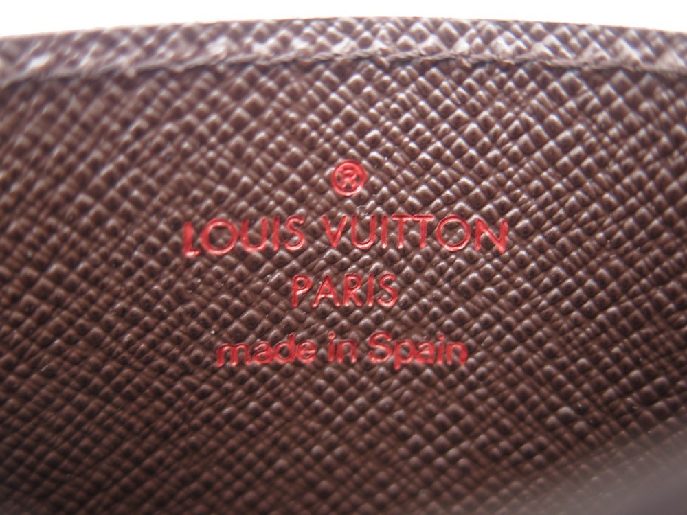 Auth LOUIS VUITTON Porte Cartes Simple Card Holder N61722 Damier
