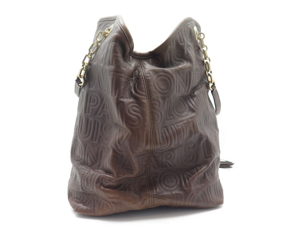 Whisper handbag Louis Vuitton Black in Suede - 21536440