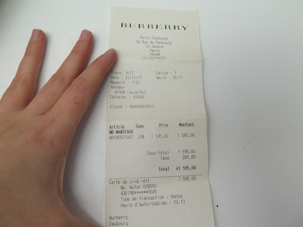 burberry 75008 italy