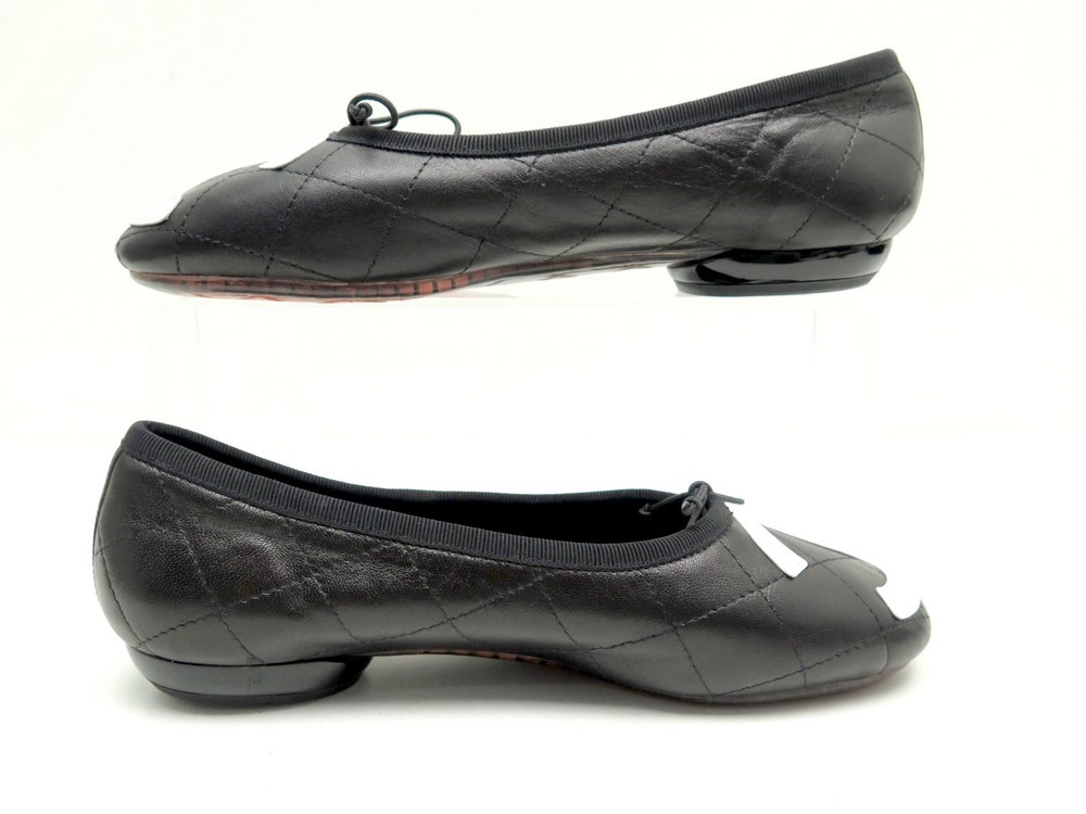 chaussures chanel cambon logo cc g24712 ballerines 35
