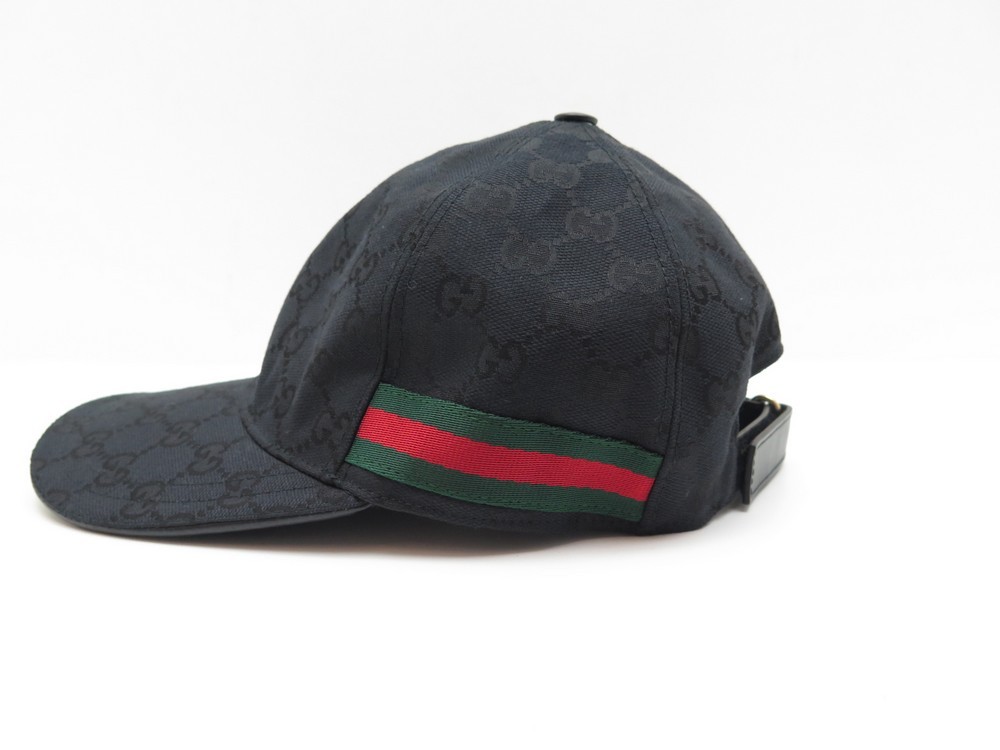 GUCCI OTHER ACCESSORIES baseball cap with web band detail original gg  canvas - 200035