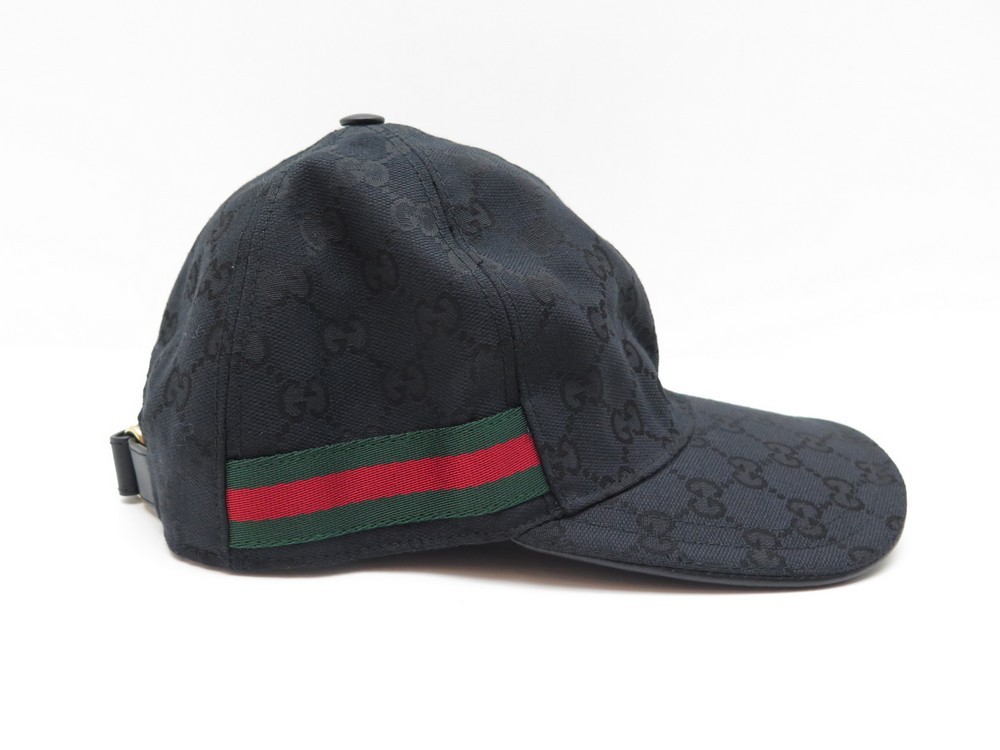 GUCCI OTHER ACCESSORIES baseball cap with web band detail original gg  canvas - 200035