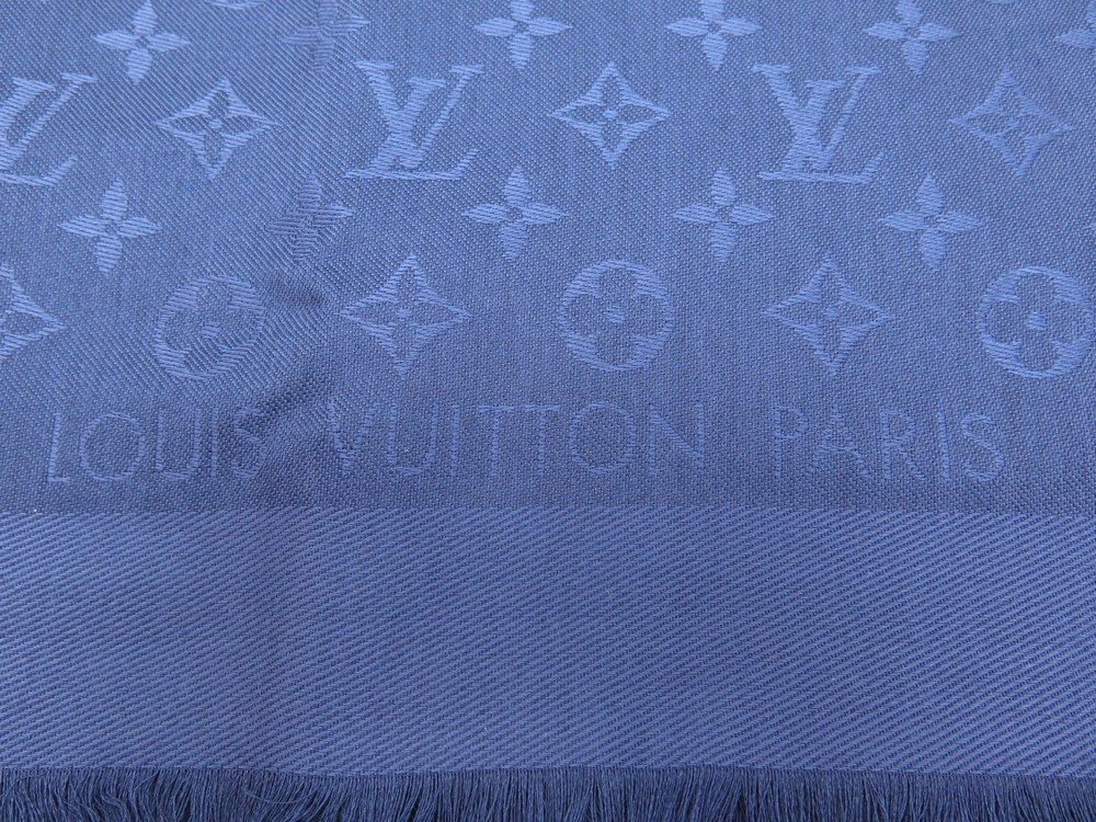chale louis vuiton monogram m72412 en laine et