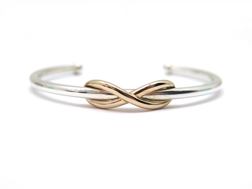 bracelet tiffany co demi jonc infinity 