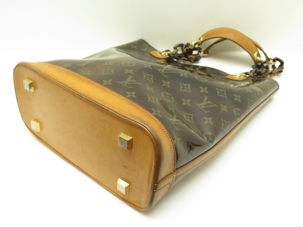 Louis Vuitton, Bags, Louis Vuitton Monogram Clear Vinyl Cabas Ambre Mm  Tote Bag Ivy
