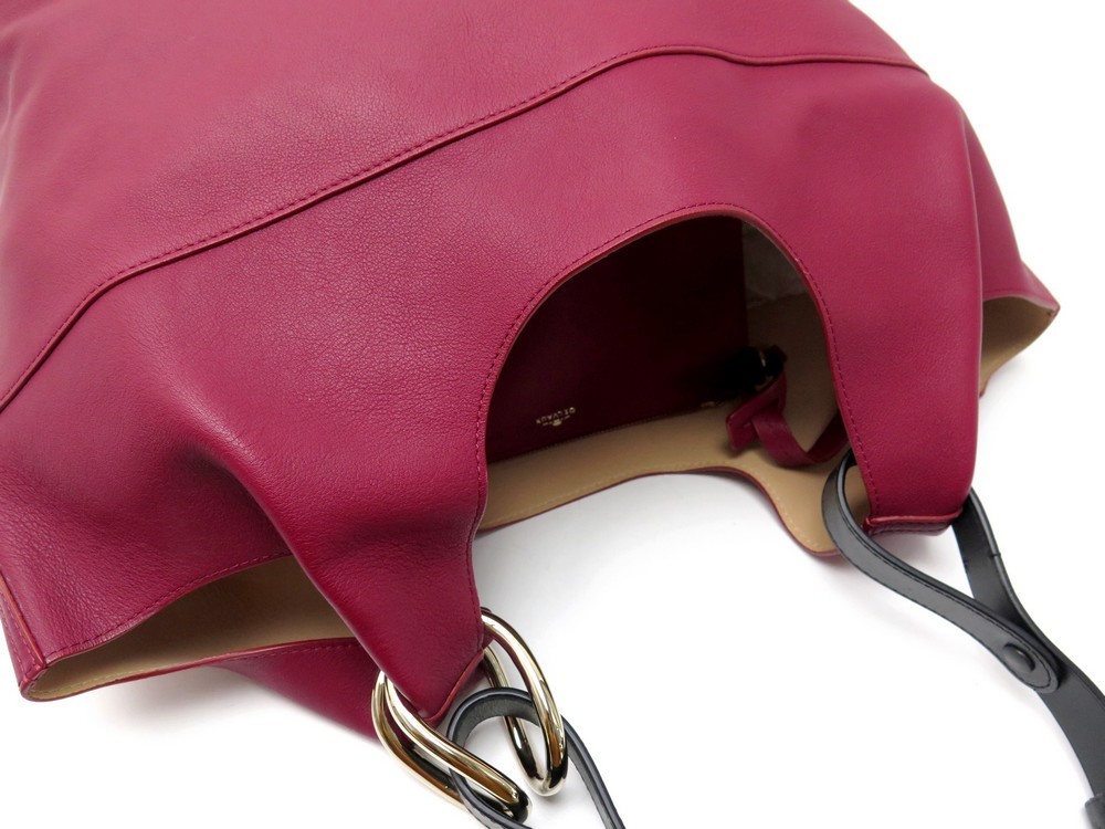 sac a main delvaux givry with me cuir fushia new