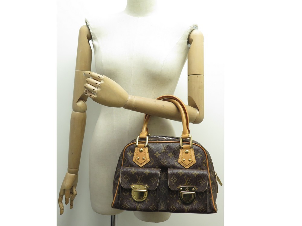 sac a main louis vuitton manhattan pm en toile