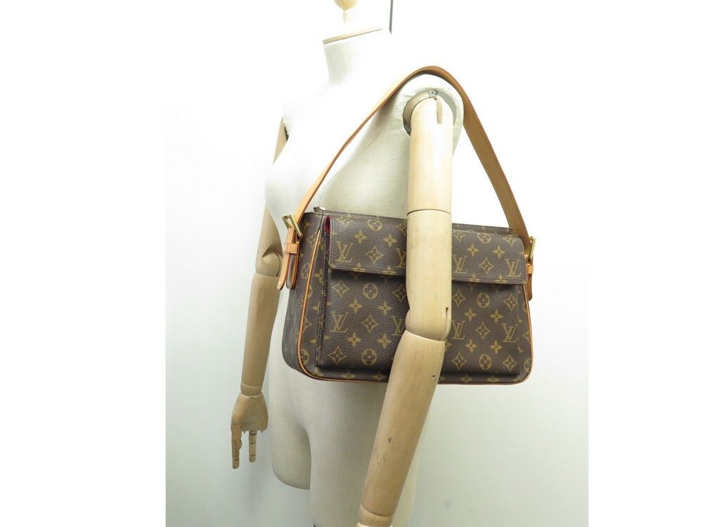 Louis Vuitton Viva Cite Gm Hand Bag Purse Monogram Canvas M51163 Ar0093
