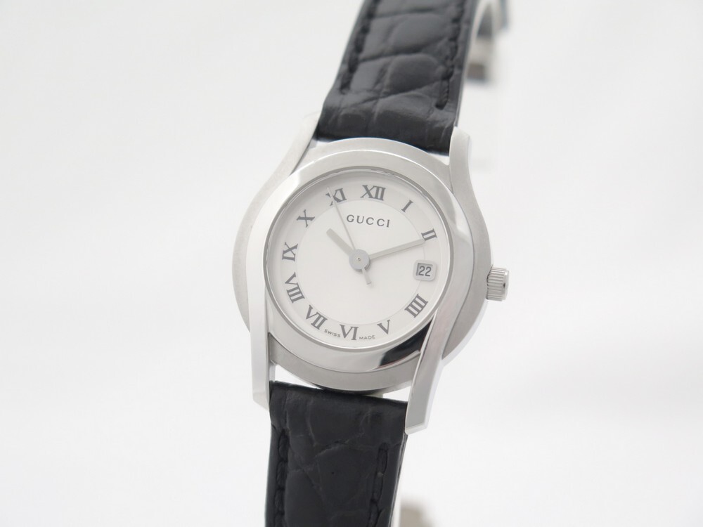 montre gucci 5500l 27 mm quartz acier 