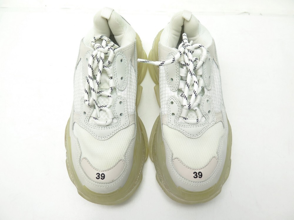chaussures balenciaga triple s 544351 39 baskets toile