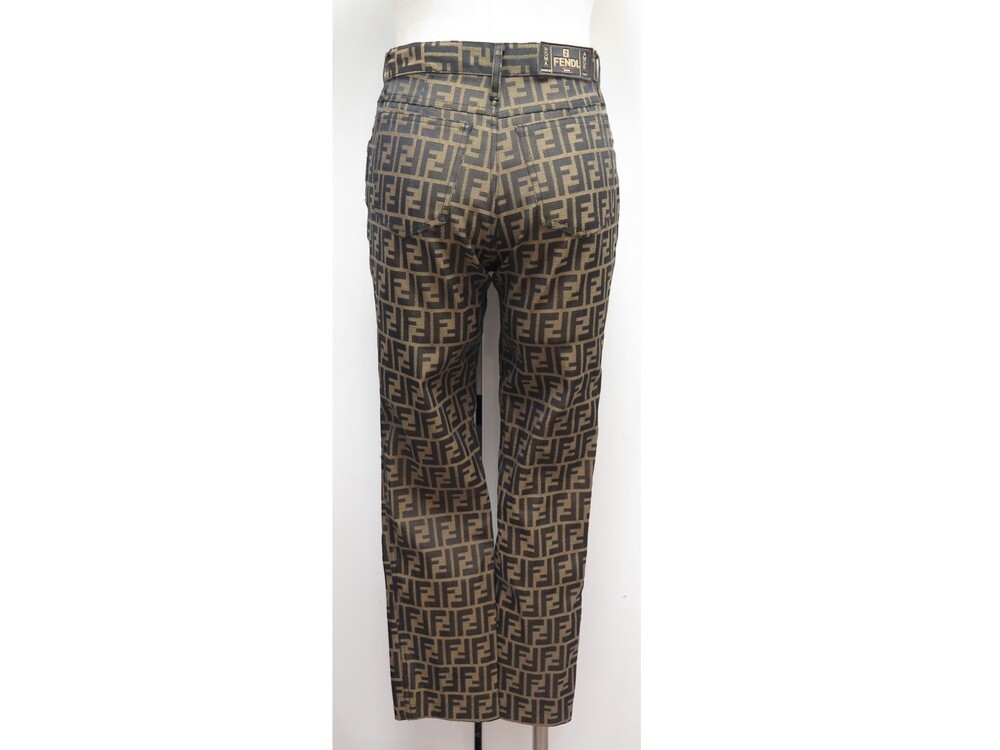 pantalon fendi jean zucca monogram s 36 