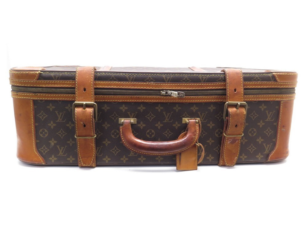 Lot - Louis Vuitton Monogram 'Stratos 70' Suitcase, L: 31 in. (78.7 cm.)
