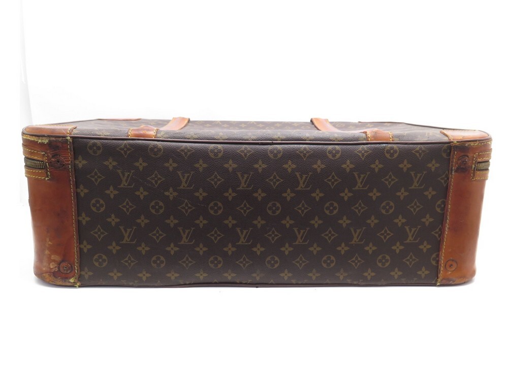 At Auction: Louis Vuitton, Louis Vuitton, valise Stratos Toile enduite  monogrammée et cuir naturel, in