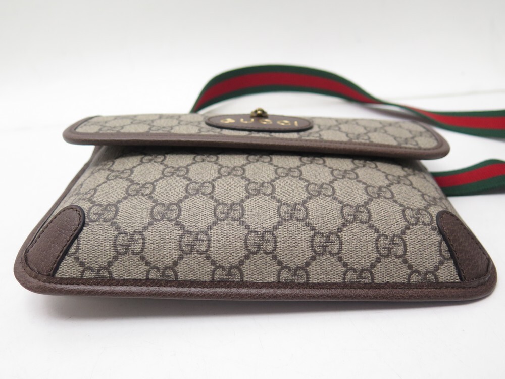 Gucci GG Supreme Neo Vintage Belt Bag 493930 Brown Cloth ref