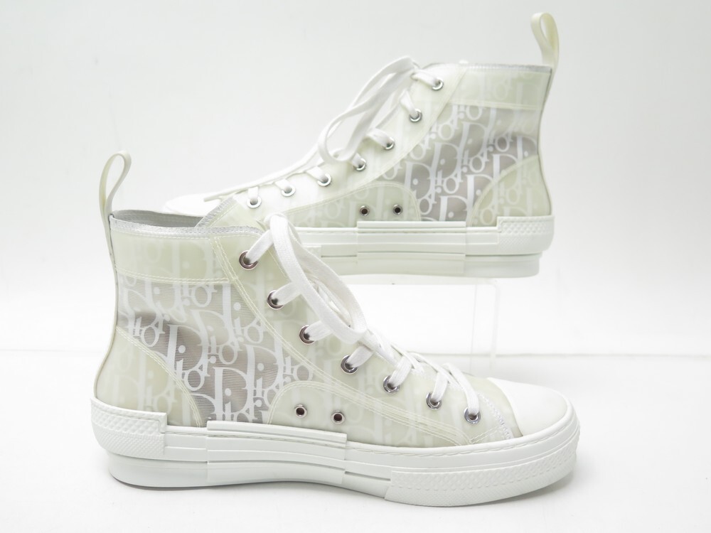 chaussures christian dior baskets b23 toile