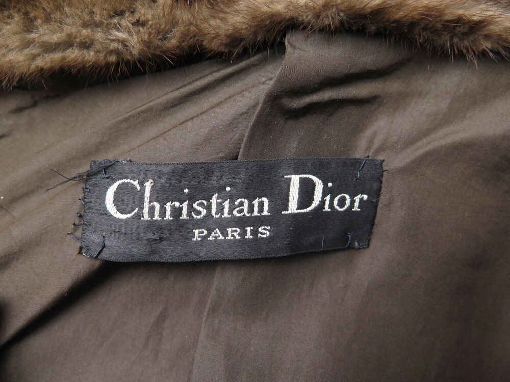 Manteau vison dior best sale