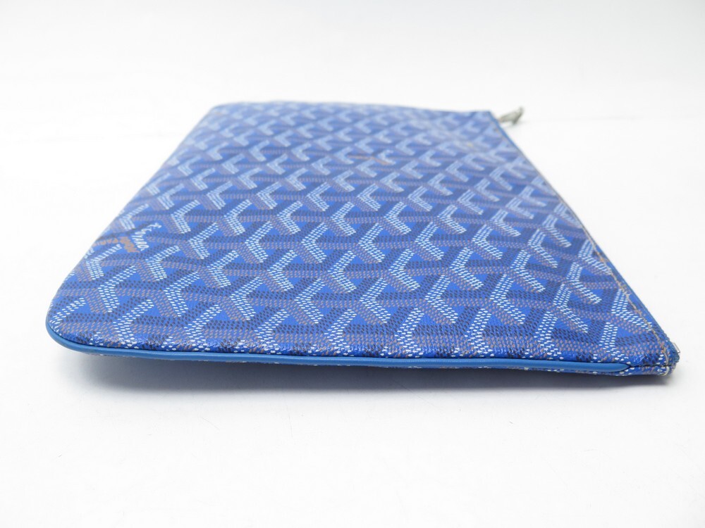 Goyard Senat Pochette MM Navy Blue APMSENAT2-MM-12