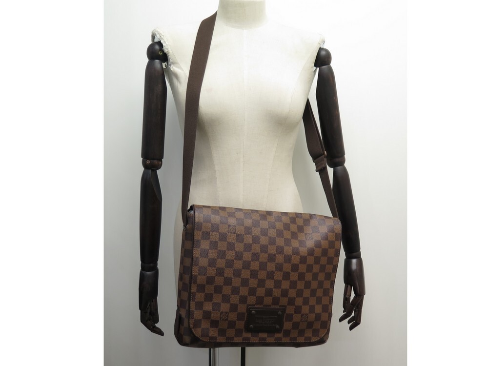 Louis Vuitton Damier Ebene Brooklyn MM N51211 Brown Cloth ref