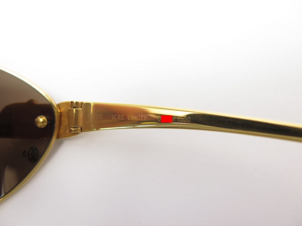 Cartier - Panthére de Cartier Metal Sunglasses Gold | www.luxurybags.eu