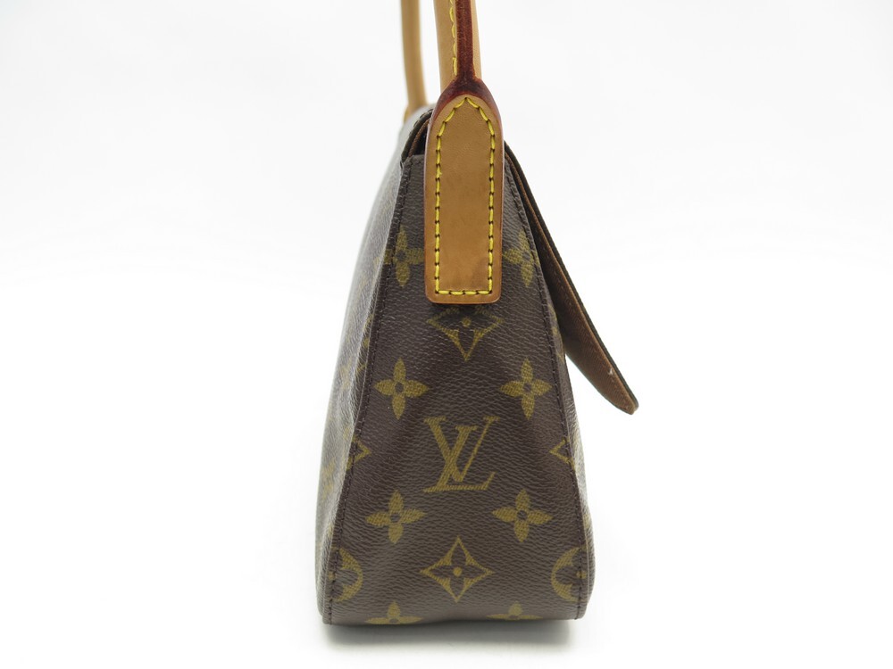 Sac à main Louis Vuitton Looping petit modèle en toile monogram marron et  cuir naturel, Cheap Hotelomega Jordan outlet