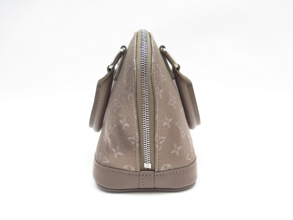 Handbags Louis Vuitton New Louis Vuitton Nano Alma Handbag in Satin Monogram M92147 Hand Bag