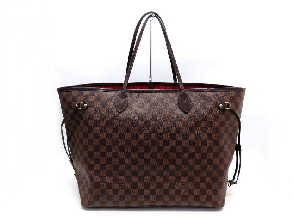 LOUIS VUITTON SACS A MAIN neverfull gm damier ebene N41357 cabas