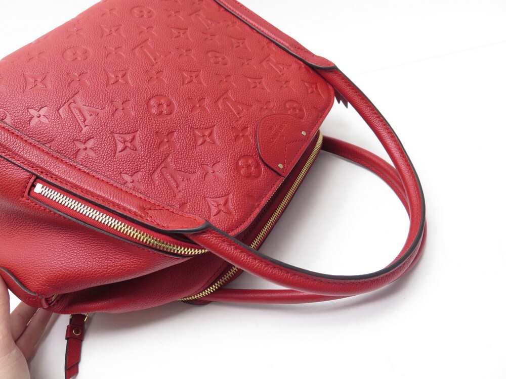 Louis Vuitton Marais Handbag Monogram Empreinte Leather MM Neutral 2238841