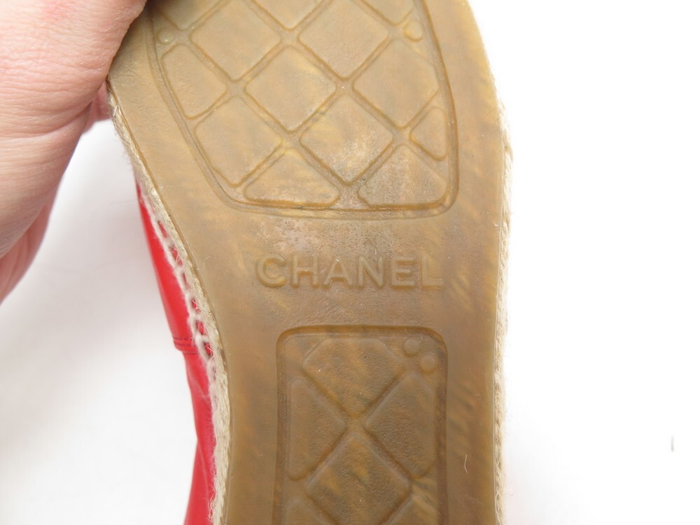 chaussures chanel logo cc g29762 espadrilles 35