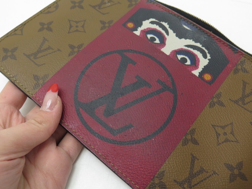 pochette louis vuitton x yamamoto kabuki mask pr