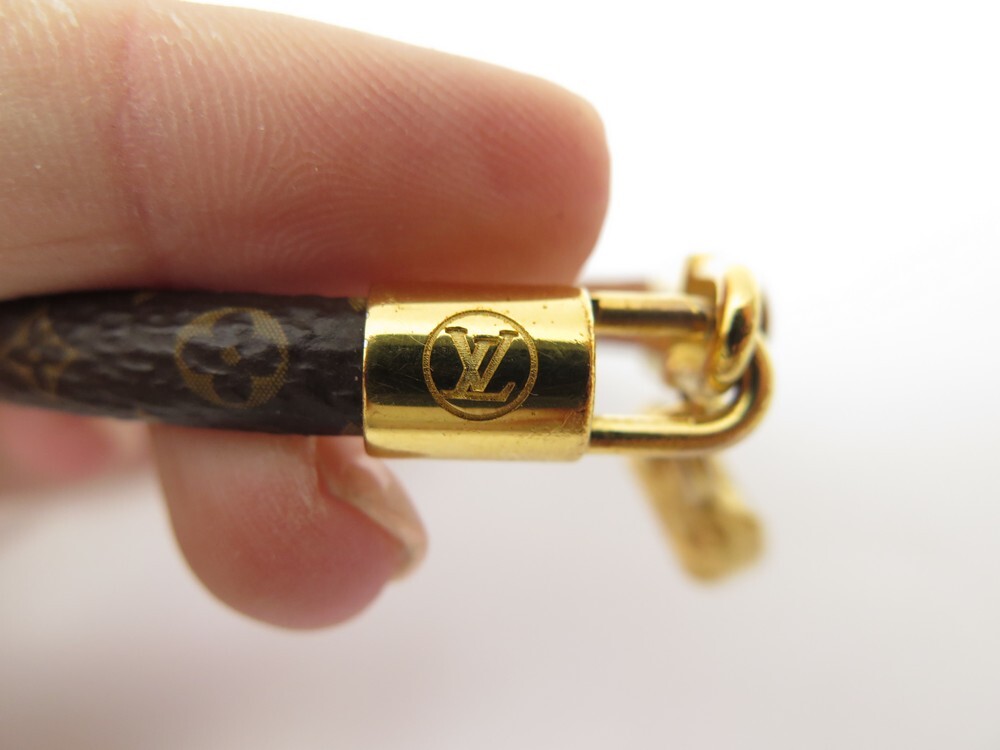 100% Genuine Louis Vuitton M6220F Alma Nano Canvas Bracelet Size