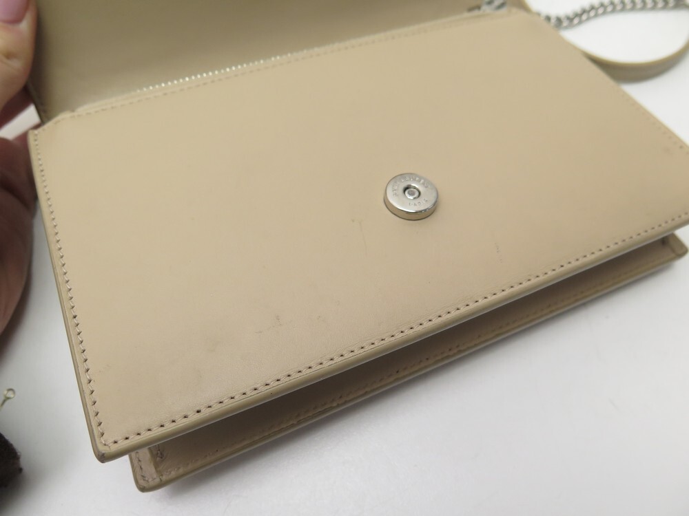 LORO PIANA Rare Brown Double Pochette Cocco Wallet Clutch Bag Made in Italy