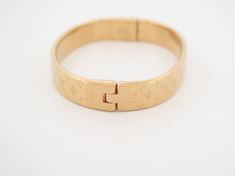 bracelet louis vuitton jonc m00251 manchette nanogram