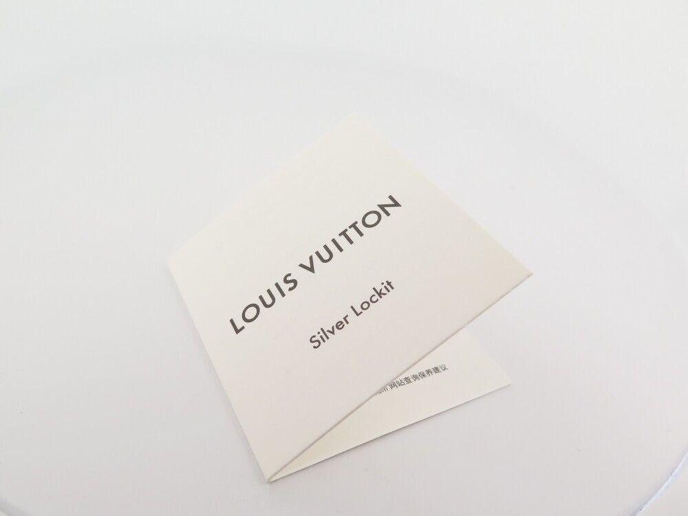 Shop Louis Vuitton LOCKIT Silver Lockit X Virgil Abloh Bracelet