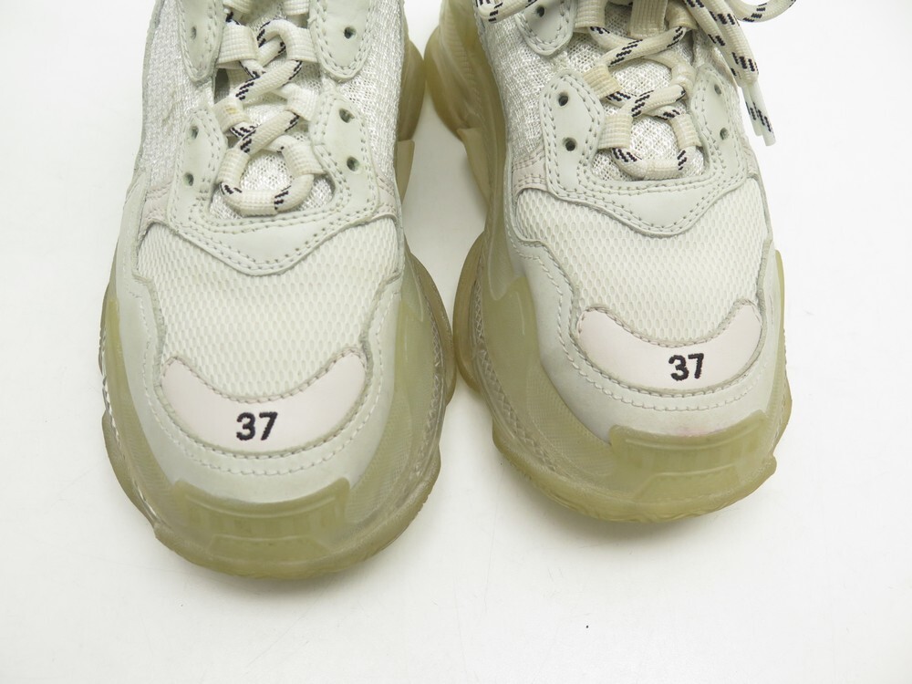chaussures balenciaga triple s 544351 baskets 37 toile