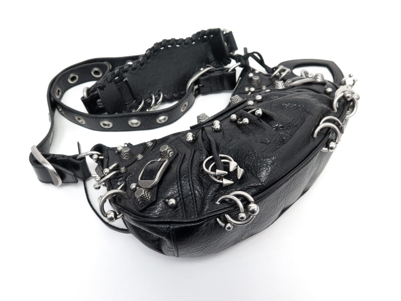 sac a main balenciaga le cagole xs piercing